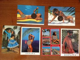 AK vintage erotique erotik Espagne / julia chanel ?