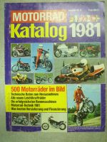 MOTORRAD  Katalog 1981 für Sammler