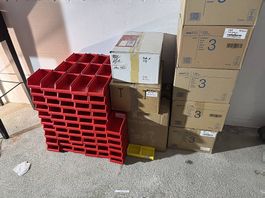 Sichtlagerkästen Sichtlagerboxen Behälter Plastik Garage