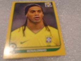1 Panini  Ronaldinho Brasilien WM 2010  Schweizer Version