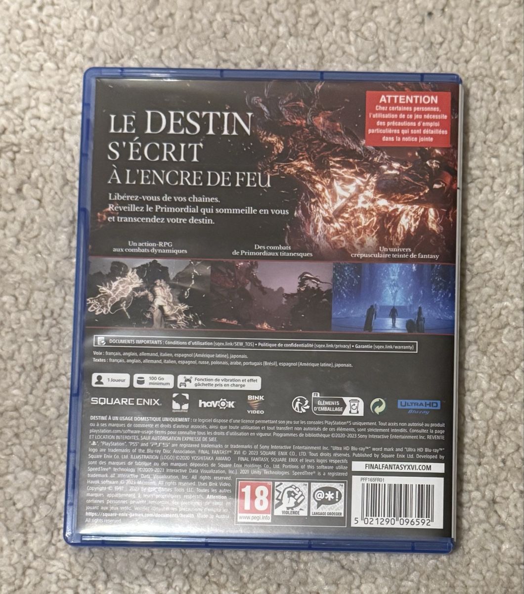 Sony Jeux: Final Fantasy XVI – Neuf (Voir description) à Emmenbrücke par swi_5l8w 2