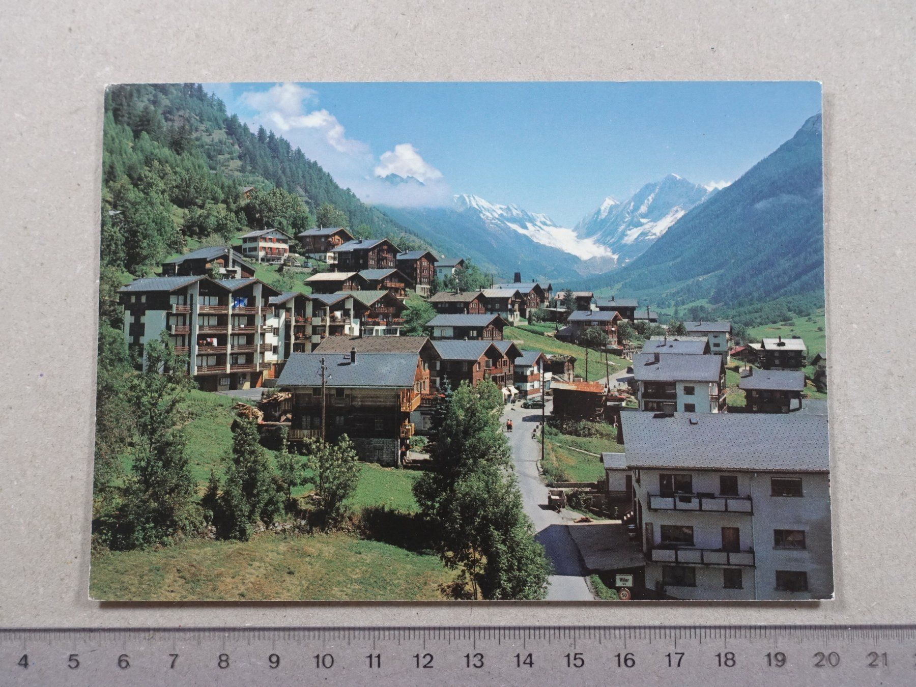 Ansichtskarten: Wiler, Lötschental, 1984 – Gebraucht aus Lenzburg von fh1
