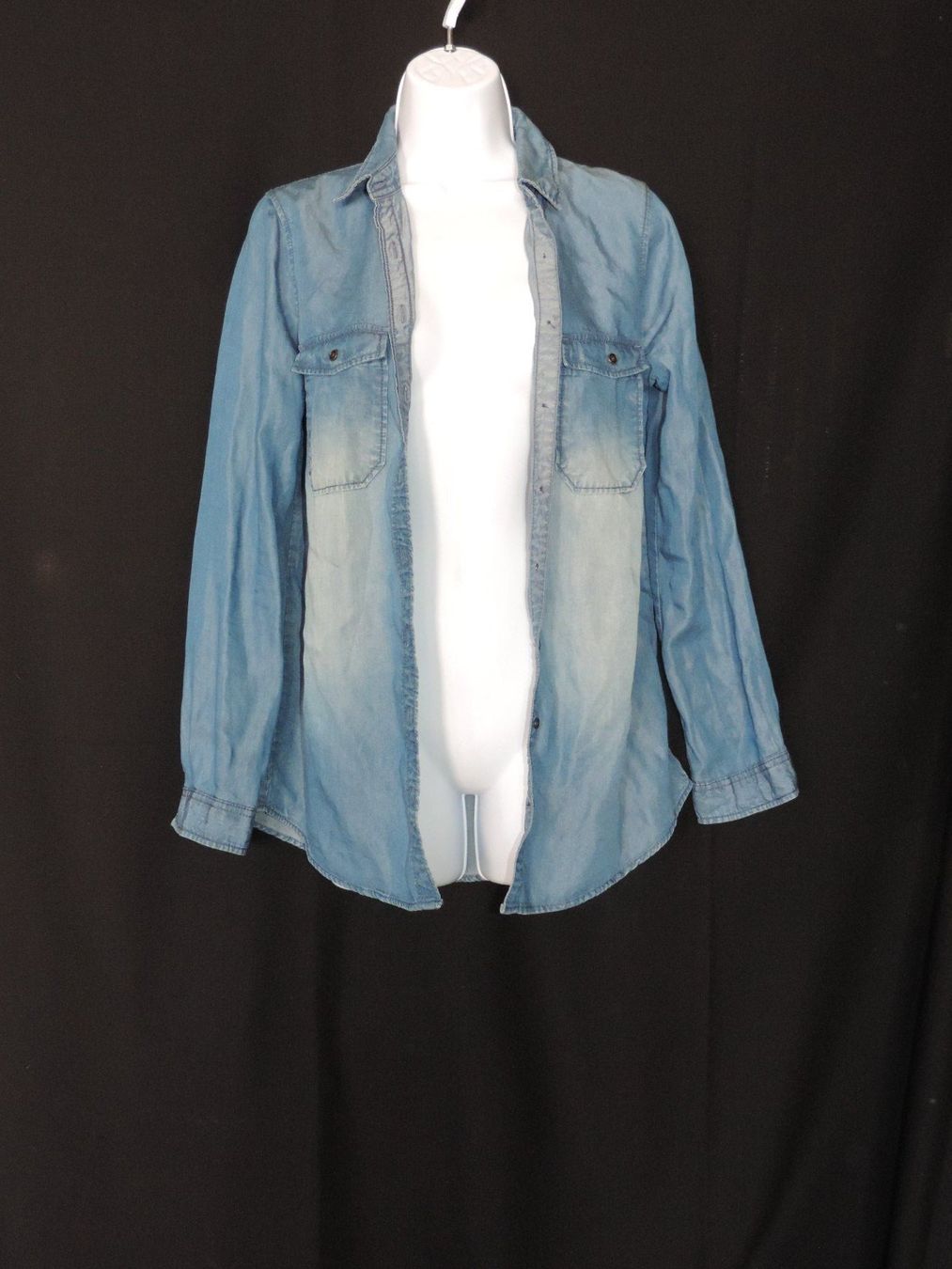 Camicette: chemise jeans bleue foncé – Usato da Genève venduto da Axelle333 8