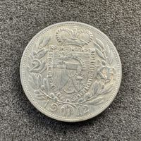 2 Kronen Silber Liechtenstein 1912