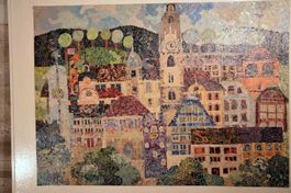 Collage von Verena Wyler: "Aargauer Kleinstadt"