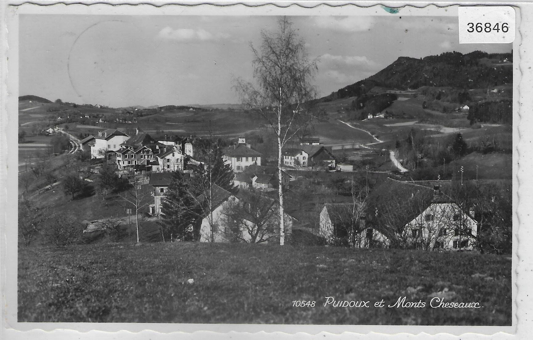 Cartoline postali: Puidoux et Monts Cheseaux – Usato da Ettingen venduto da Kartenplanet