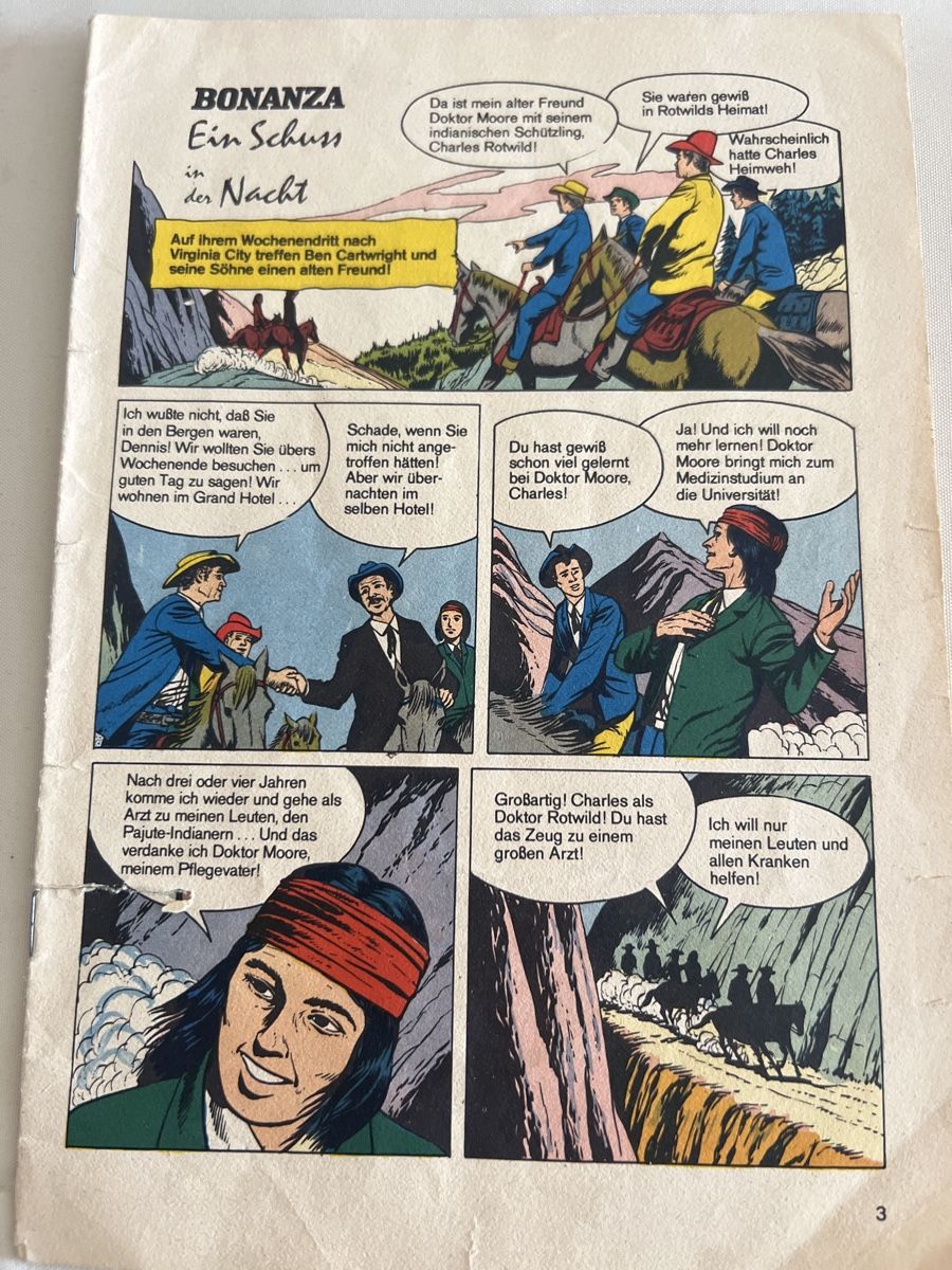 Fumetti: Bonanza Comic: Ein Schuss in der Nacht – Usato da Belp venduto da Lalaisland