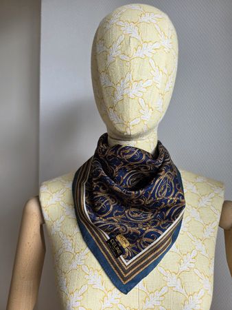 Celine Vintage Baumwolltuch – 47 × 47 cm  