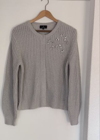 Monari Strickjacke  mit Steinen Grösse 38