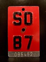 SO 87 VELONUMMER - FAHRRADSCHILD