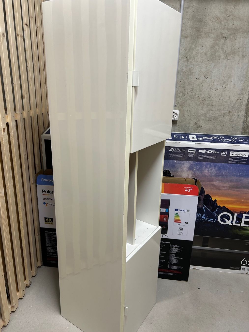 Ikea Meubles TV: TV-Möbel, weiss, gebraucht – D'occasion à Rorschach par man_f27t 2