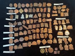 Basler Fasnachtsplaketten Sammlung 1920-2025 Kupfer