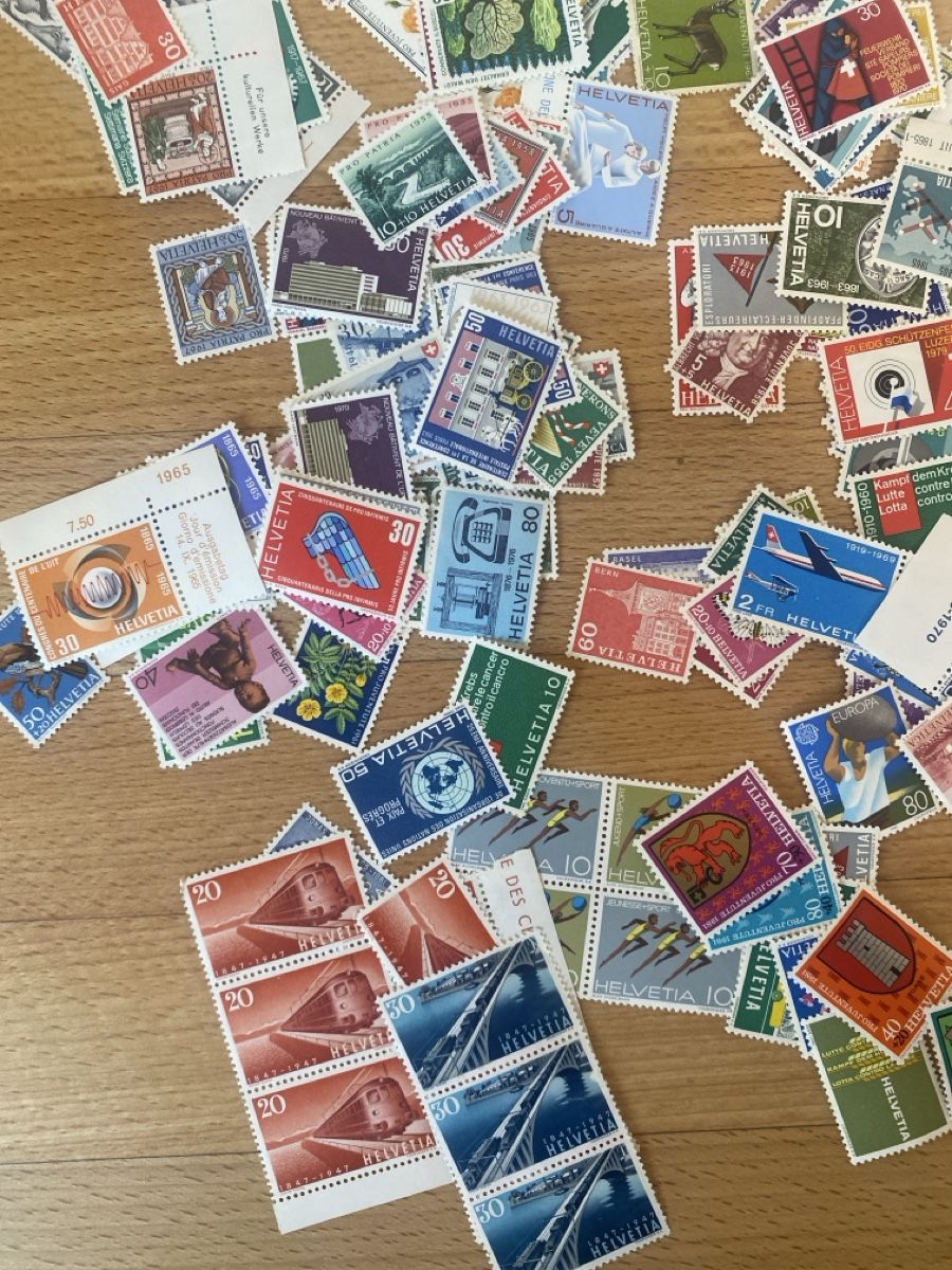 Alle Briefmarken: 375Fr Frankaturware Schweiz Sammlung Postfrisch ungestempelt – Neu (gemäss Beschreibung) aus Wil SG von Chefsugus 1