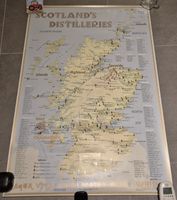 Schottland Whisky Distillerien Poster - Top Zustand