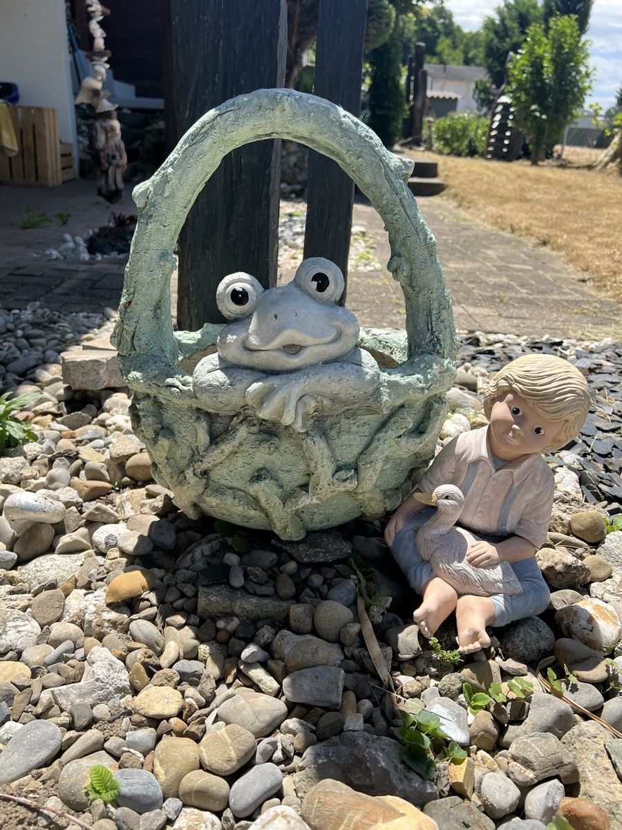 Tutte le decorazioni: Frosch & Kind Garten Deko Figur – Usato da Kirchleerau venduto da gue_hn6p 3