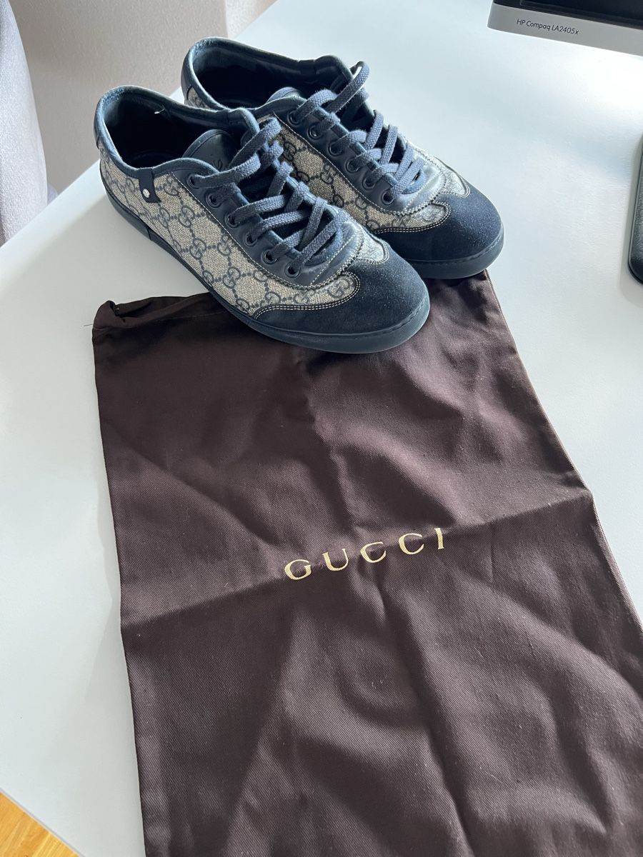Gucci Chaussures hommes: Gucci Sneakers Men Blue – Neuf (Voir description) à Wettingen par fau_g78n