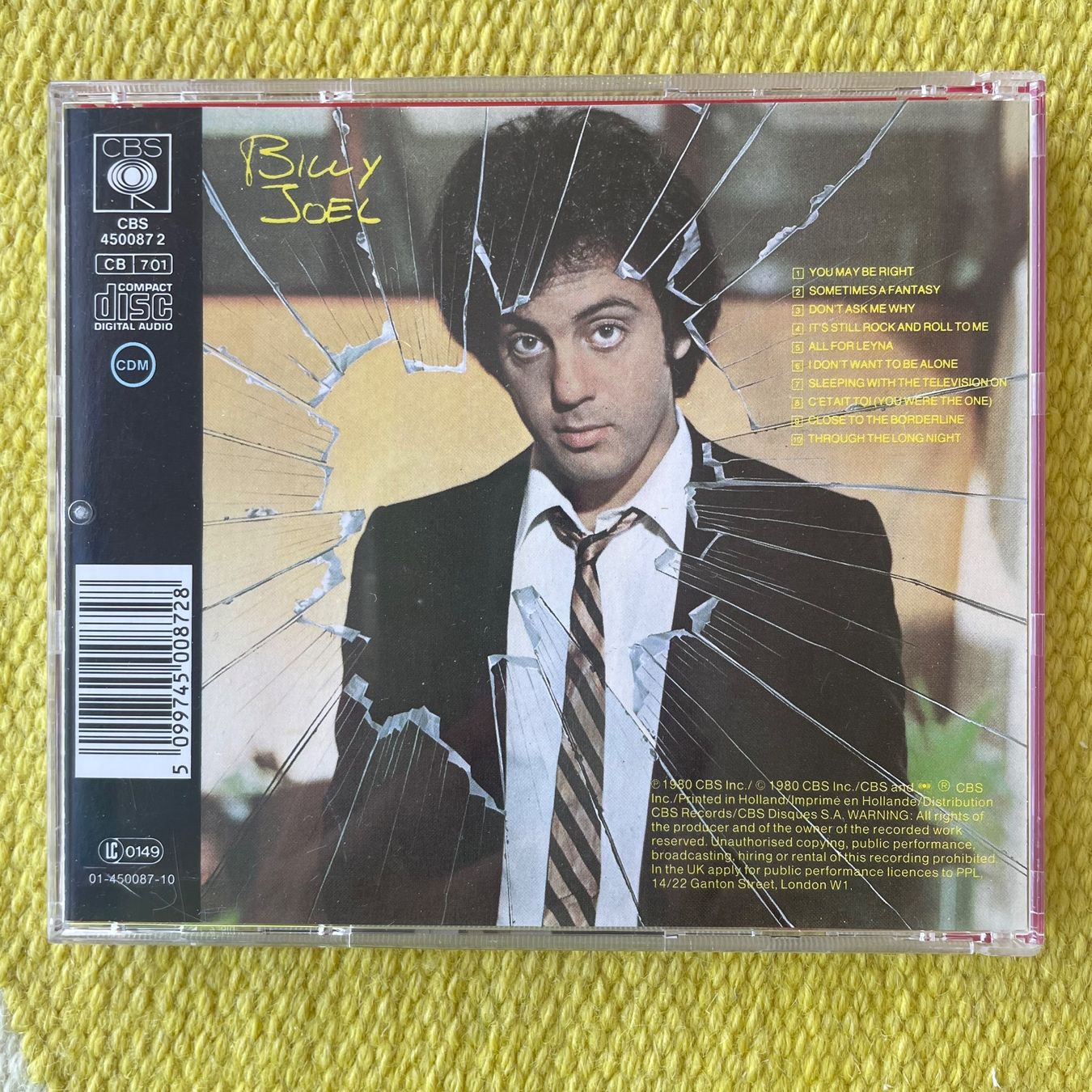 CD: BILLY JOEL-GLASS HOUSES – Usato da Rorschacherberg venduto da CD-Roli 1