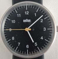 Braun Armbanduhr schwarz Zifferblatt sehr guter Zustand