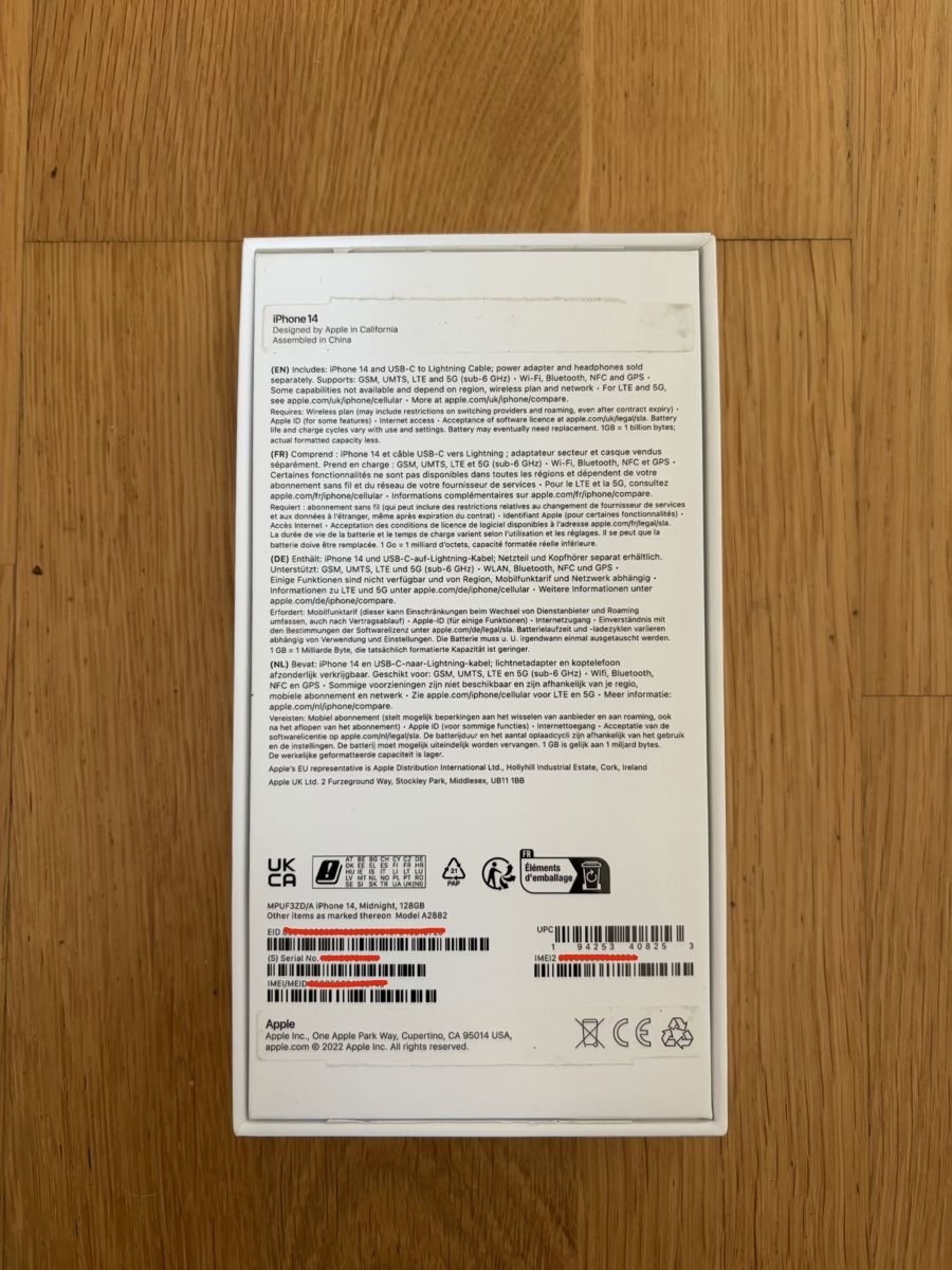 Apple Telefoni cellulari / Smartphones: iPhone 14 | Midnight Blue | 128 GB | 84% Batterie – Usato da Regensdorf venduto da WetTowel42 8