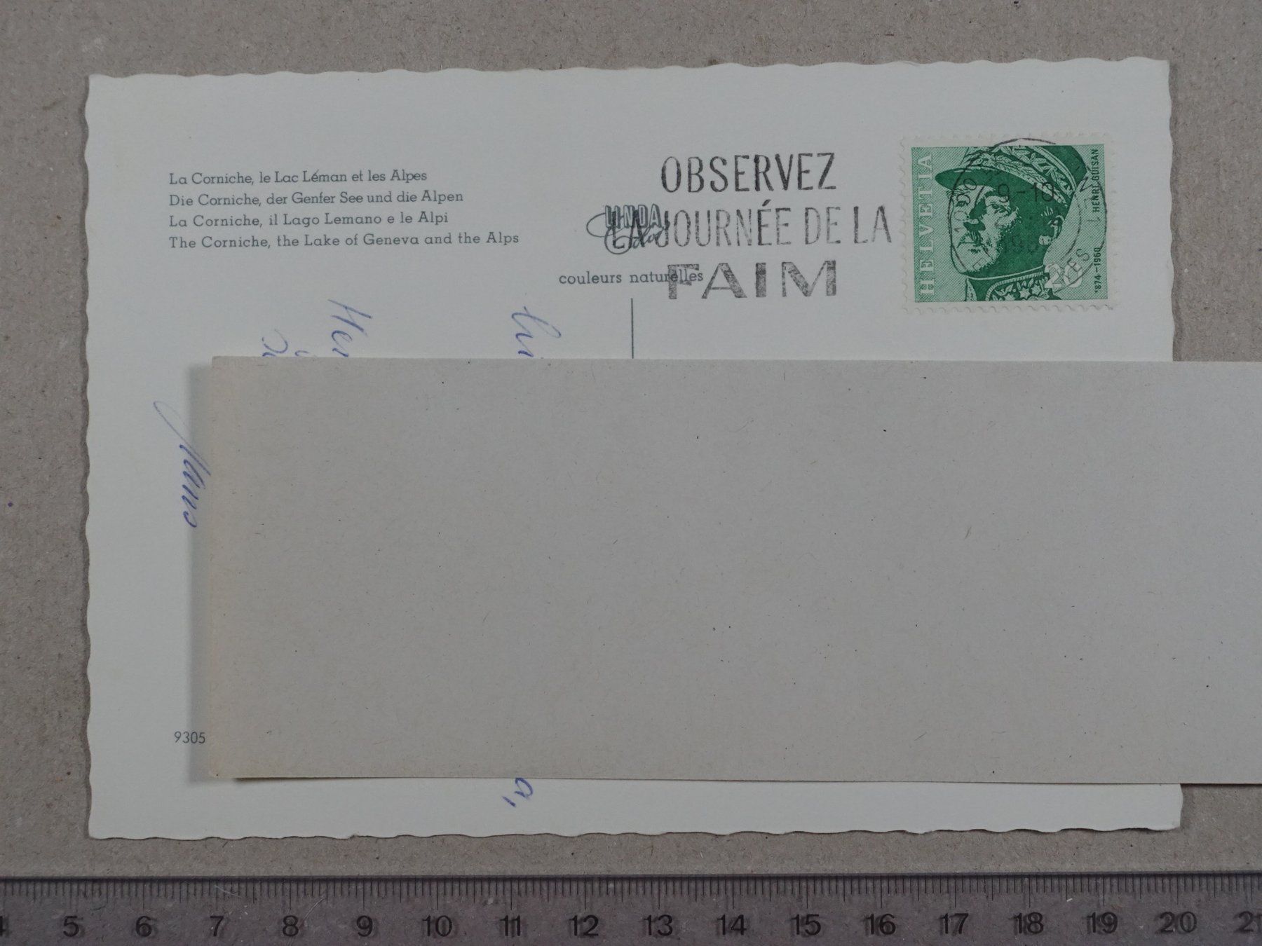 Cartoline postali: La Corniche, Lac Léman – Usato da Lenzburg venduto da fh1 1
