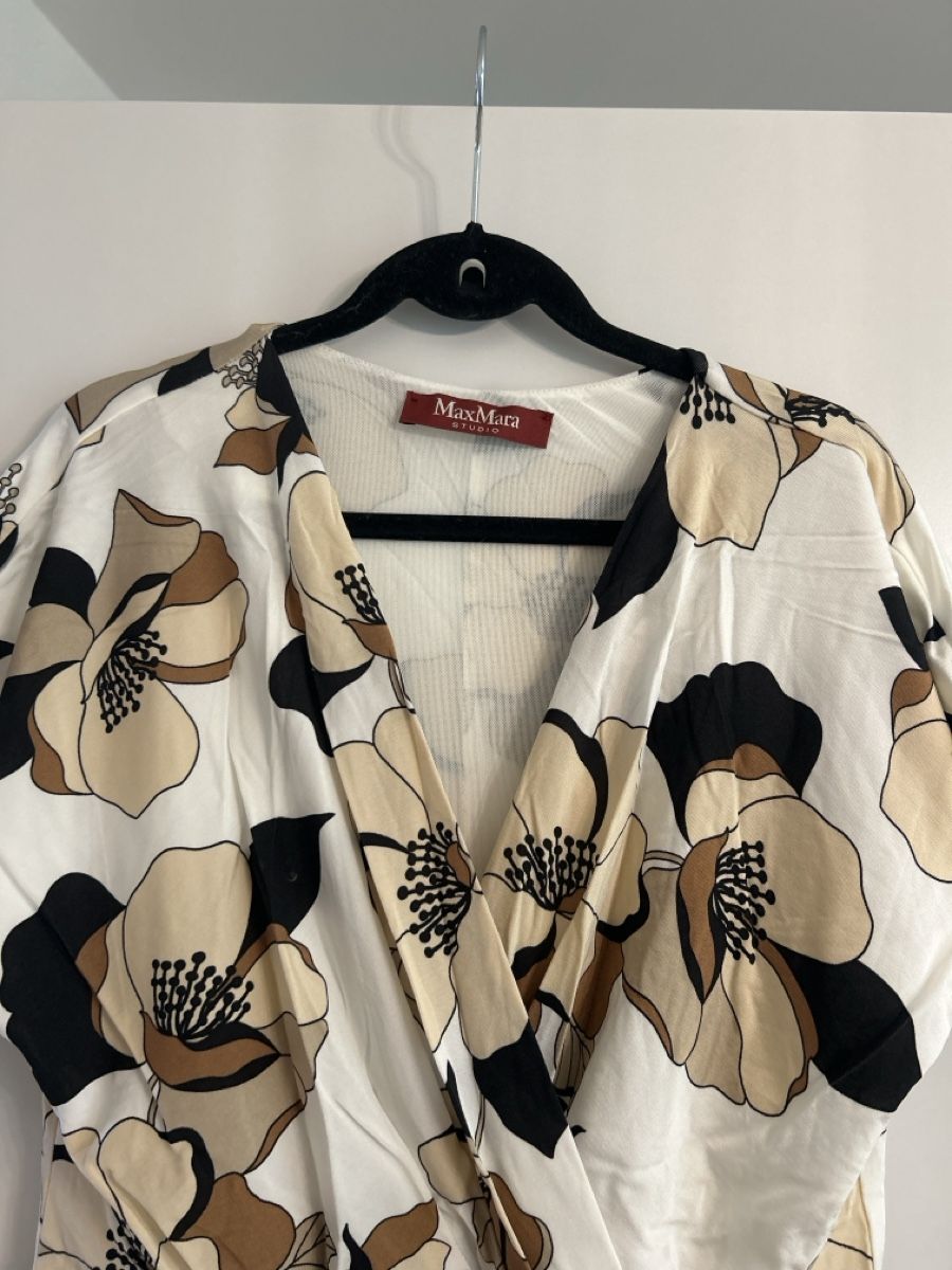 Max Mara Kleider: Max Mara Kleid mit Blumenmuster – Neu (gemäss Beschreibung) aus Wettingen von Trini16 1