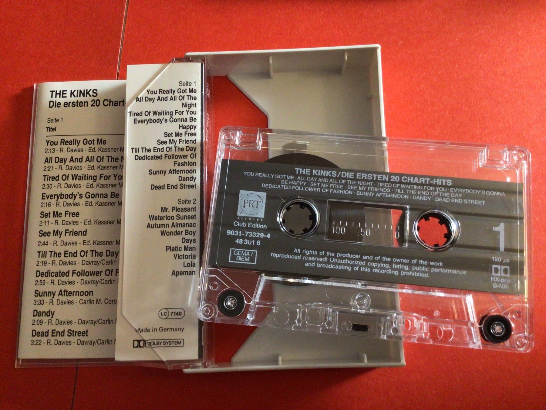 Cassettes audio: The KINKS die ersten 20 Chart-Hits MC – D'occasion à Steinach par Quarkie 1