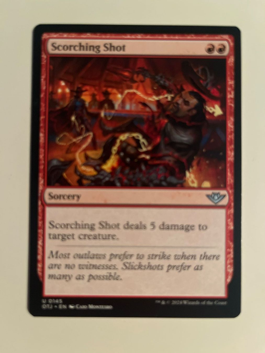 Magic The Gathering Sammelbilder & Trading cards: 1 x Scorching Shot - Magic: The Gathering - MtG – Gebraucht aus Kriens von Shadi1980