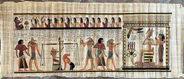Ägyptischen Papyrus Totenbuches das Gericht 160x70Cm