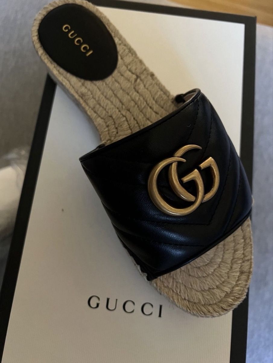 Gucci Scarpe da donna: Gucci Espadrilles Sandalen, Schwarz, Grösse 36 – Nuovo (secondo la descrizione) da Zürich venduto da biinsgii 2