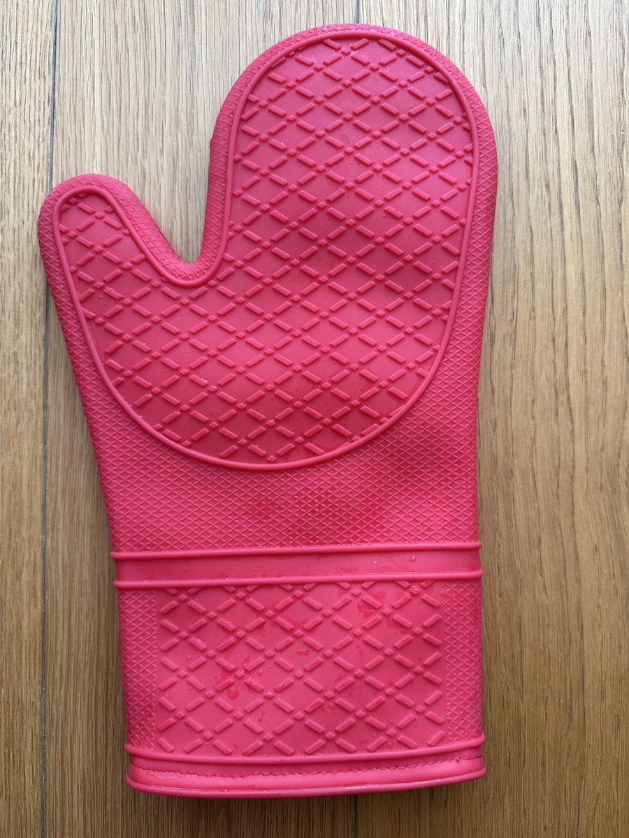 Migros Elettrodomestici da cucina: Red Silicone Oven Mitt Heat Resistant 250 C – Usato da Gattikon venduto da Sarahs_Schatzkammer 1