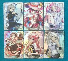 6 Cards SR Goddess Story CCG - Holo Waifu anime
