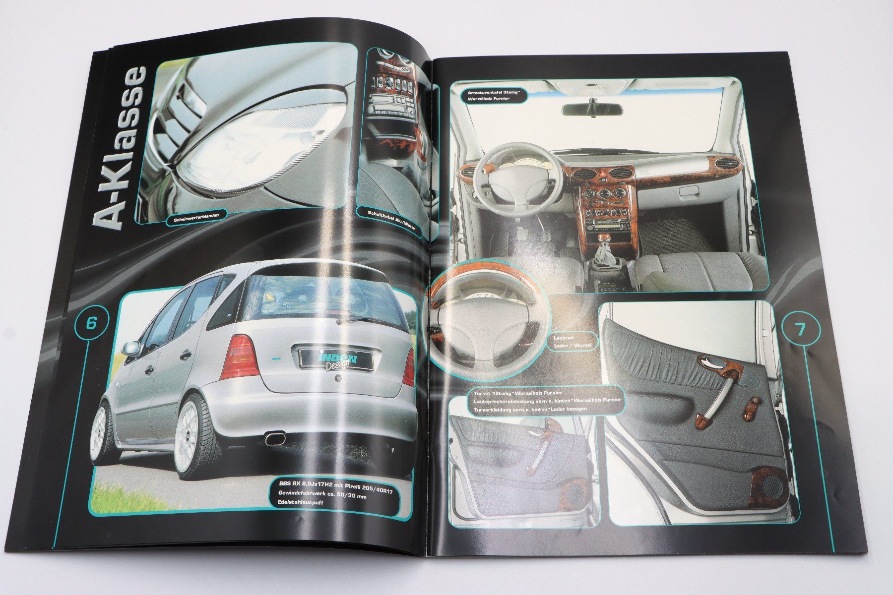 Mercedes-Benz Documenti: Inden Design Mercedes Tuning Modellprogramm 2000 Prospekt – Usato da Bühl b.Aarberg venduto da Collectorpassions 3