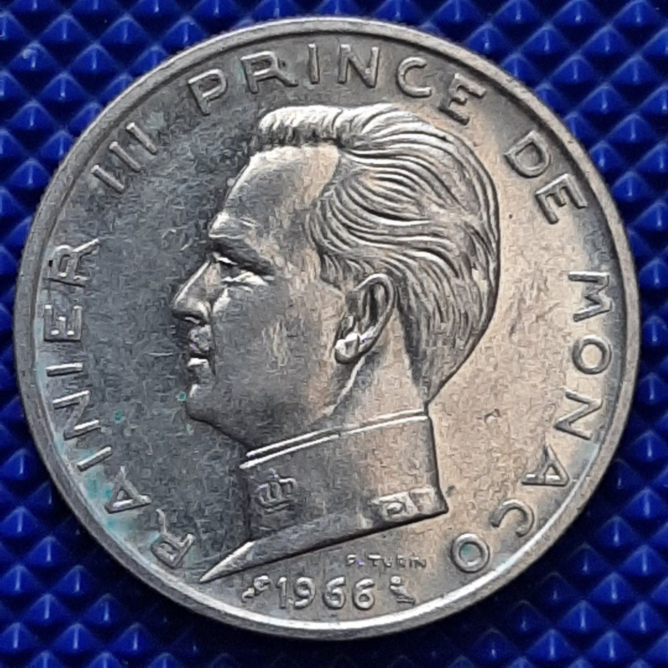 Alle Münzen: 5 Francs Monaco 1966 en argent – Gebraucht aus Carouge GE von cecob0909 1