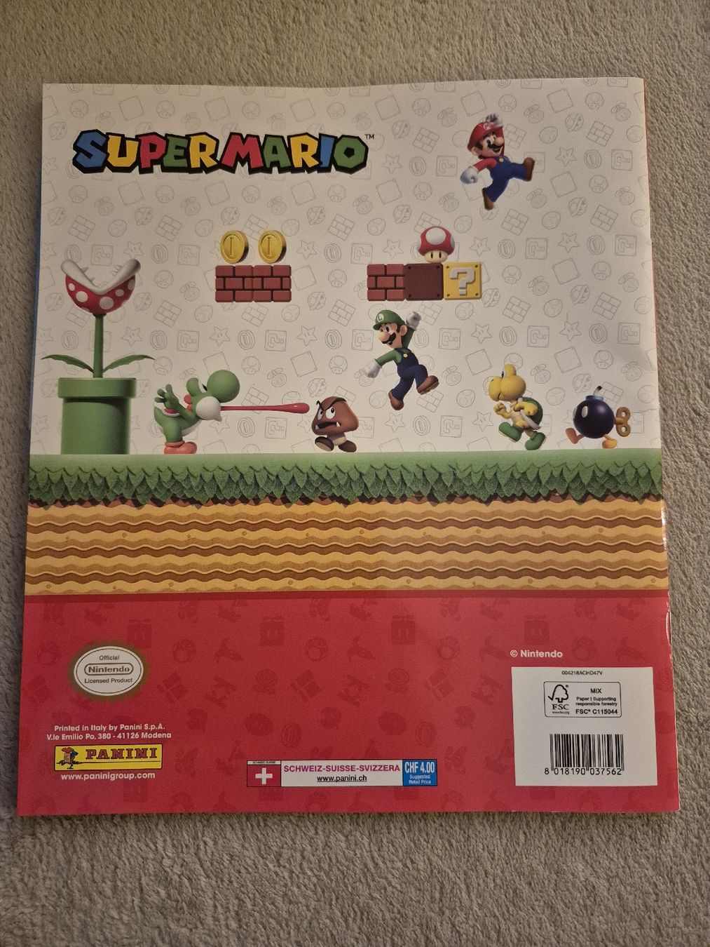 Panini Carte collezionabili: Super Mario Panini Playtime Stickeralbum – Usato da Seuzach venduto da Xauberai 3