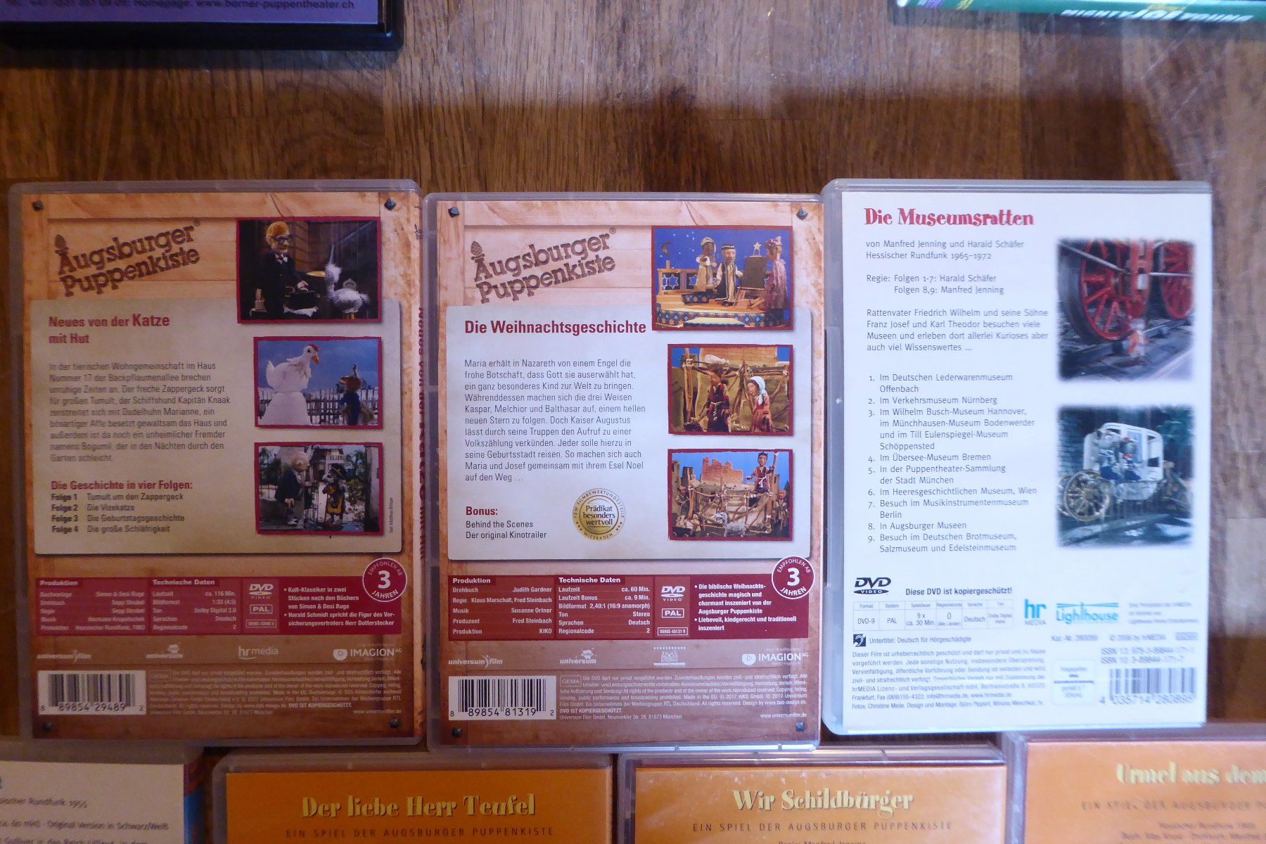 Alle DVDs: Lot DVDs Augsburger Puppenkiste – Gebraucht aus Allschwil von Summelsarium 4