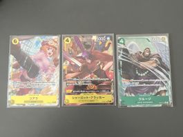 3 Japanische FullArt One piece