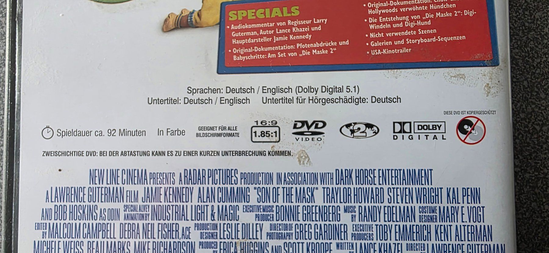 Alle DVDs: DVD Die Maske 2 – Gebraucht aus Oetwil am See von fineli2 1
