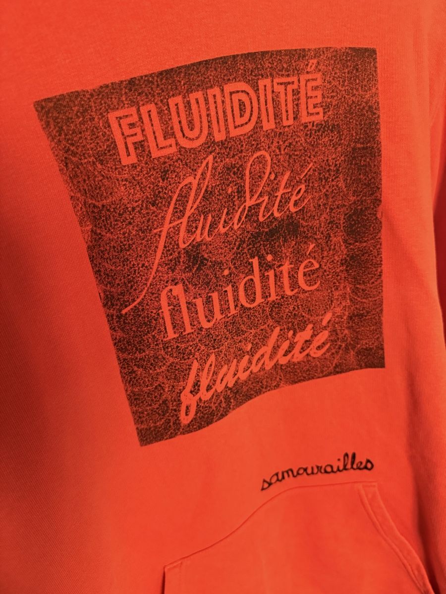 Maglioni & Felpe: Long sweat orange Samourailles Stanley Stella, t.S/36 – Usato da Tavannes venduto da Thriftshop 1