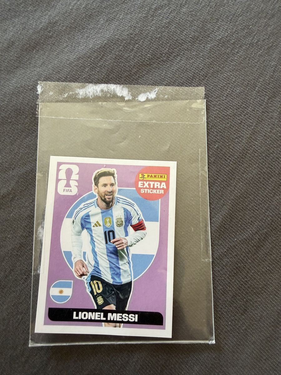 Panini Carte collezionabili: PANINI Lionel Messi Extra Sticker Base – Nuovo (secondo la descrizione) da Rekingen AG venduto da marcinho32
