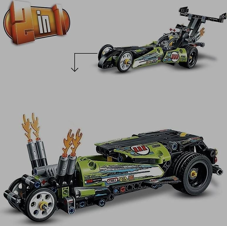 Baukästen: LEGO Technic 42103 Dragster/Hot Rods – Gebraucht aus Aesch BL von VogelJ 1