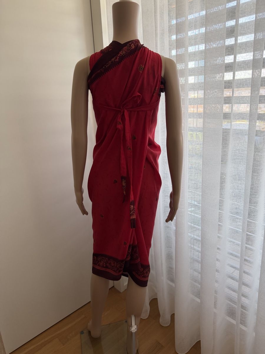 Vestiti: Kleid /Wickelkleid/ Rot, Grösse  S-M – Usato da Basel venduto da Ksjusha 5