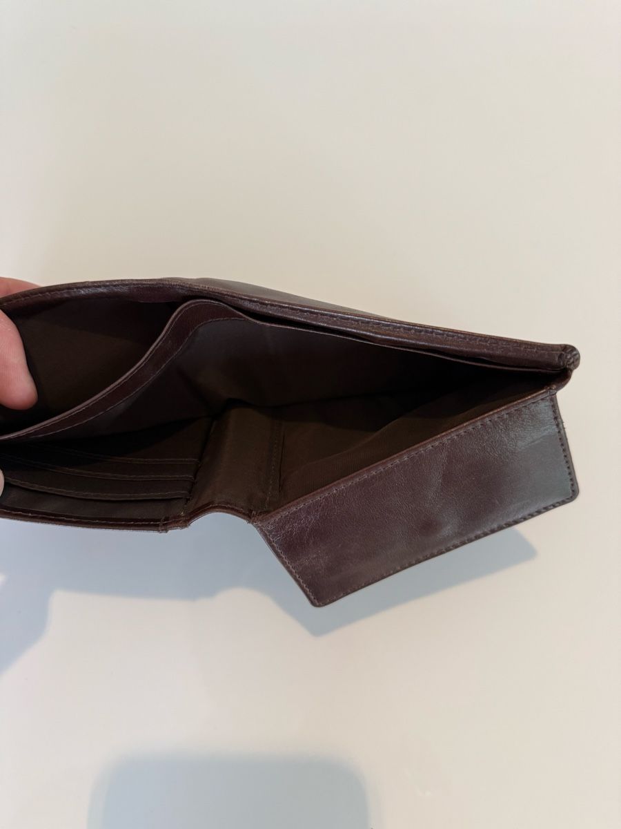 Portafogli: Geldtasche Leder braun – Usato da Ueken venduto da salomon.t9 4