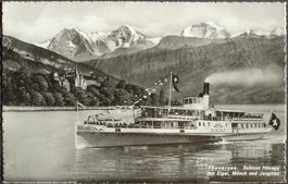 THUNERSEE Schloss Hünegg - Dampfschiff