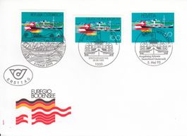 1993 845 Euregio Bodensee CH Deutschland Österreich 2 FDC