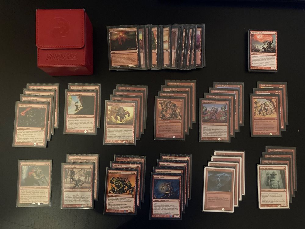 Mono Red Goblin Legacy Magic the Gathering MTG Deck Vintage Kaufen