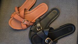 Sandalen Set in Braun und Schwarz Gr. 38