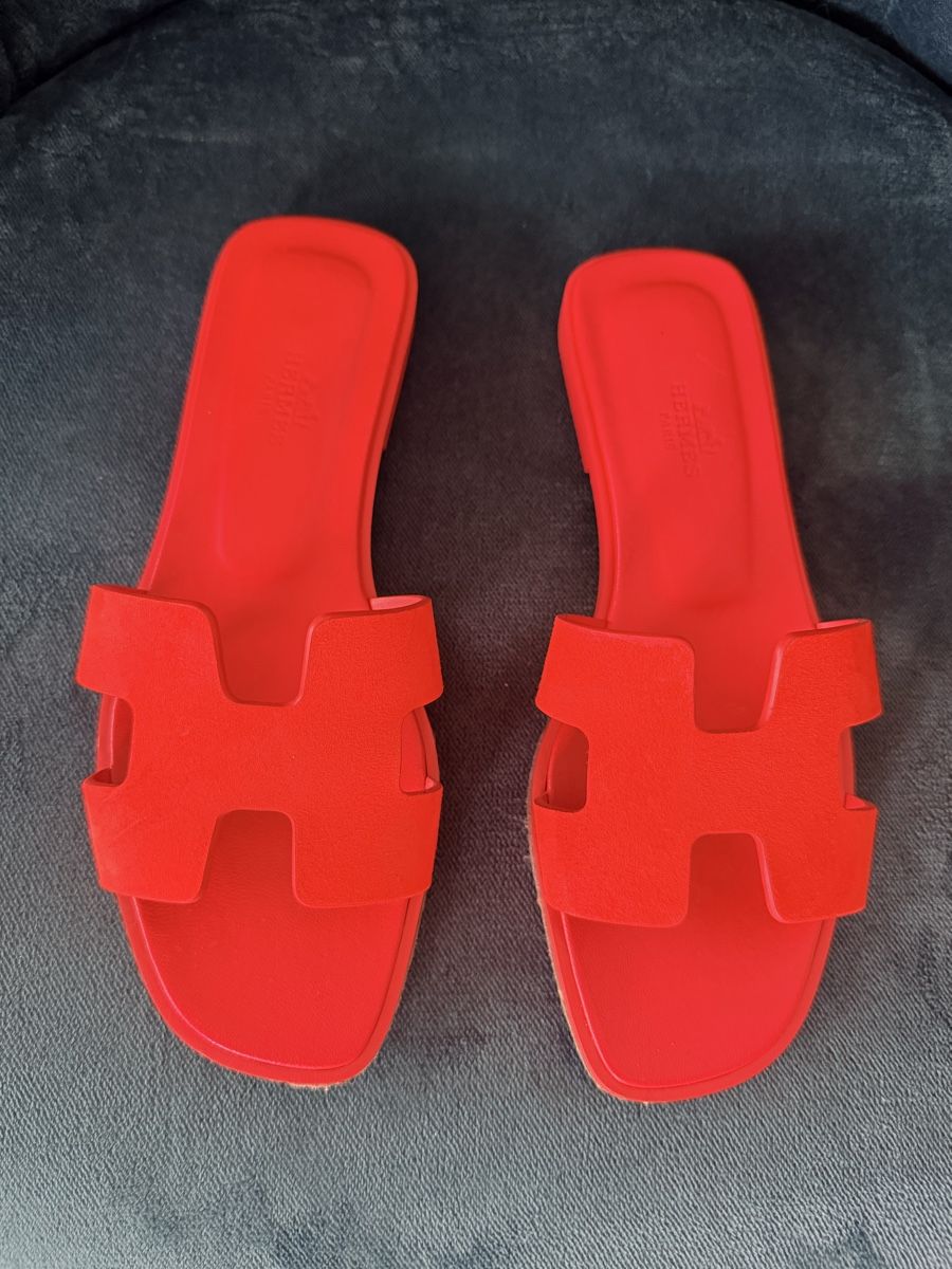 Hermès Damenschuhe: Sandali Hermes Oran Rosso corallo – Neu (gemäss Beschreibung) aus Lugano von fer_ckb9 2