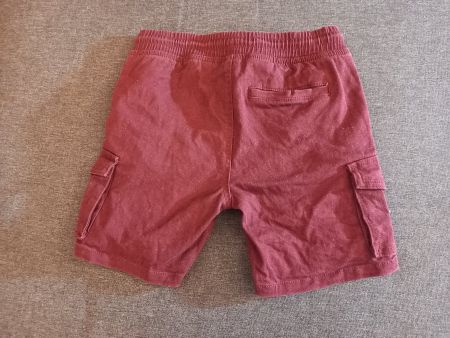Shorts cargo bordeaux