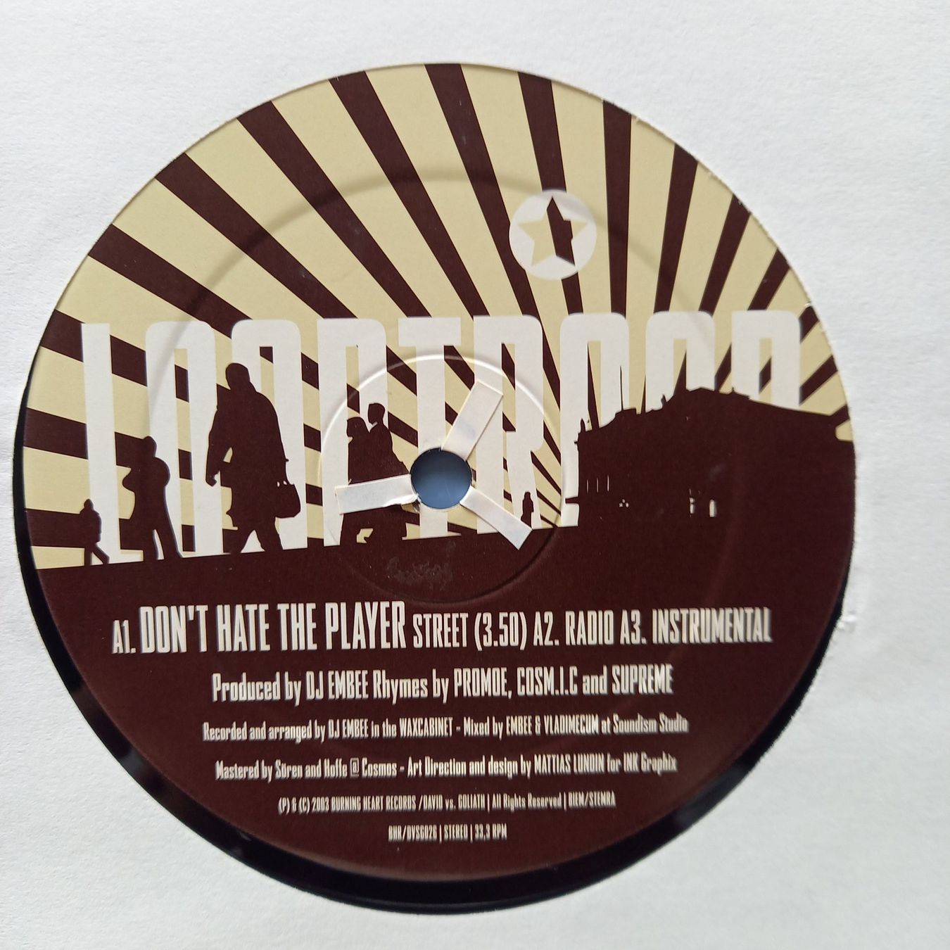 Dischi in vinile: Looptroop ‎– Don't Hate The Player, SWE RAP 2003 – Usato da münchenstein venduto da karl_heinz_krasser