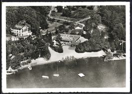 AK Agno, Albergo Vallone, 1956
